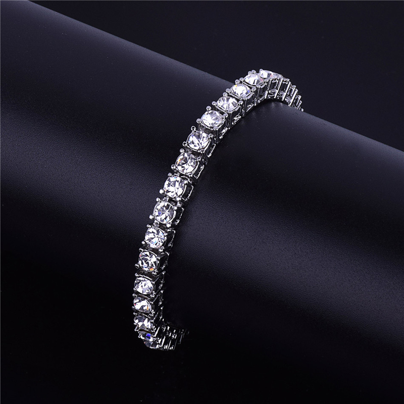 Noter Tennis Bracelets Men Boys Micro Crystal Braslet Male Hand Jewelry Charm Gold SilverColor Chain Link Braclet Armband1