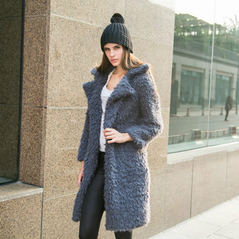 women' new coat elegant lamb wool long-sleeved furry long coat autumn and winter teddy long wool Turn-down Collar, Black
women' new coat elegant lamb wool long-sleeved furry long coat autumn and winter teddy long wool Turn-down Collar, Black