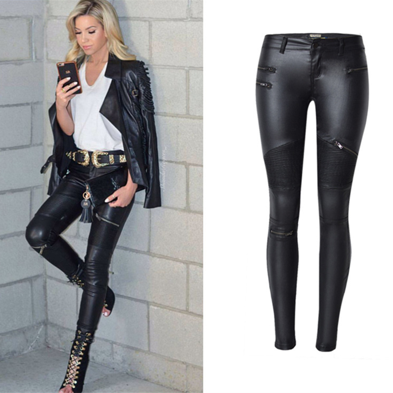 Faux Leather Pants … - image