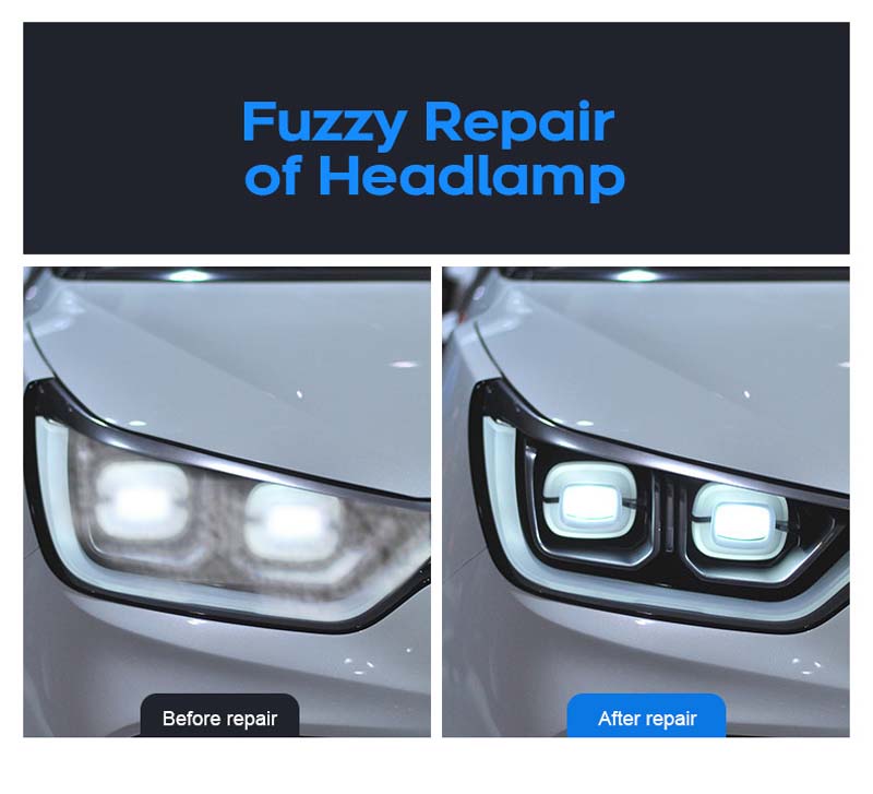 High Qulaity 30ML Headlight Restoration Kit Car Light Repair Hydrophobic Glass Coating Cars Polish Auto Ceramic Coat Plating