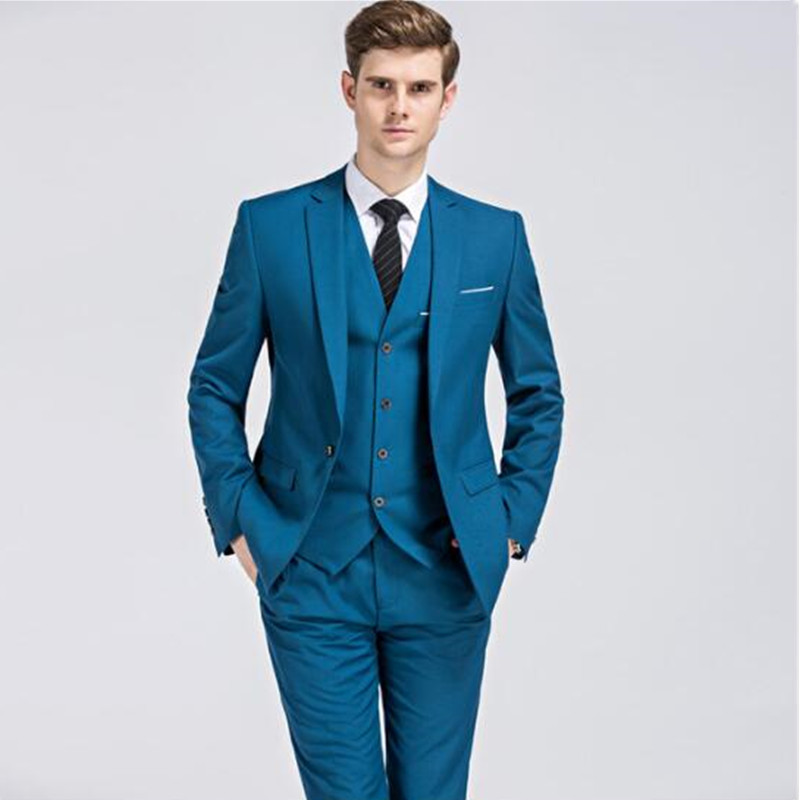 Men's Suit Three Piece Suit (coat+vest+pants) Custom New Men's Slim Solid Color Blazer Wedding Groom Business Formal, Red
Men's Suit Three Piece Suit (coat+vest+pants) Custom New Men's Slim Solid Color Blazer Wedding Groom Business Formal, Red