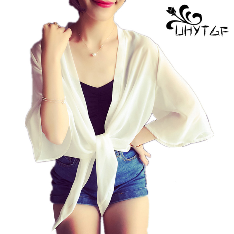 UHYTGF Summer women clothing Small shawl Ladies coat Thin section Beach Female sunscreen shawl plus size Short coat female X32, Black
UHYTGF Summer women clothing Small shawl Ladies coat Thin section Beach Female sunscreen shawl plus size Short coat female X32, Black