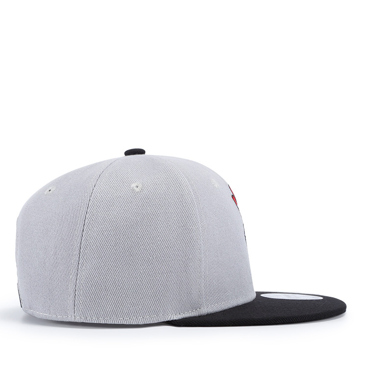 Fashion-Europe United States Cross-border Fashion Trend Cap Personality Punk Tongue Embroidery Men and Women Wild Flat Hat