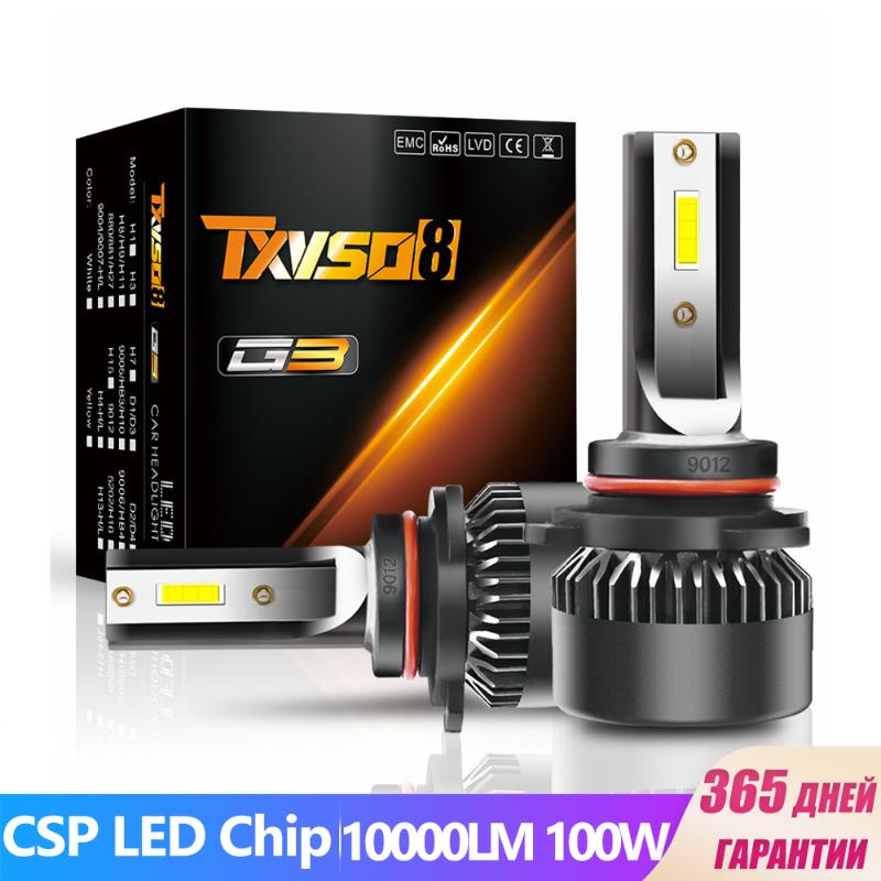 TXVSO8 H7 H4 CSP 2PCS Car LED Headlight Bulbs H1 H8 H9 H11 9005 9006 100W 10000LM Car Styling Auto Headlamp 6000K Fog Light Bulb
TXVSO8 H7 H4 CSP 2PCS Car LED Headlight Bulbs H1 H8 H9 H11 9005 9006 100W 10000LM Car Styling Auto Headlamp 6000K Fog Light Bulb