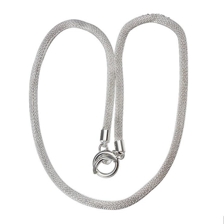 Hot sale Plated sterling silver necklace 20INCHS*4MM Mesh shape necklace FMSN087 Free ship 925 silver plate Necklaces jewelry Chains
Hot sale Plated sterling silver necklace 20INCHS*4MM Mesh shape necklace FMSN087 Free ship 925 silver plate Necklaces jewelry Chains