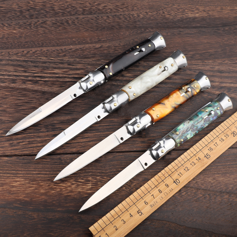 9 inch Italian mafia 10 tactical automatic folding knife Yalik handle 440 blade outdoor camping hunting tool EDC hunting knife
9 inch Italian mafia 10 tactical automatic folding knife Yalik handle 440 blade outdoor camping hunting tool EDC hunting knife