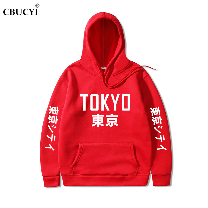 2019 New Arrival Japan Harajuku Hoodies Tokyo City Printing Pullover Sweatshirt Hip Hop Streetwear Men/Women Hooded Sweatshir Y191030
