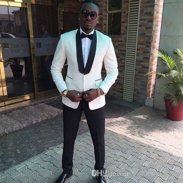 Slim Fit Ivory Groo… - image