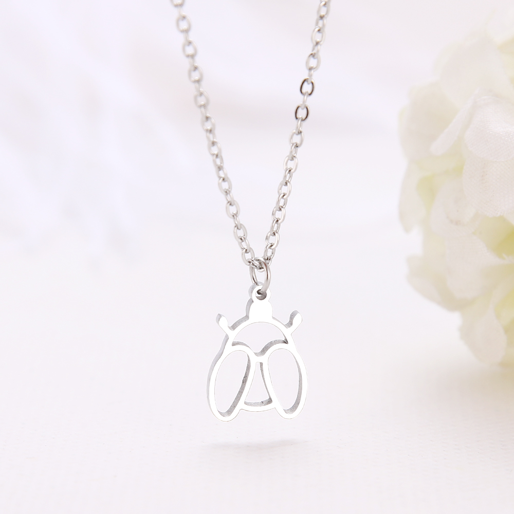 Jewelry Gift Genuine Stainless Steel Necklace For Women Ladybug Animal Gold And Silver Color Choker Pendant Necklace Engagement Jewelry
Jewelry Gift Genuine Stainless Steel Necklace For Women Ladybug Animal Gold And Silver Color Choker Pendant Necklace Engagement Jewelry