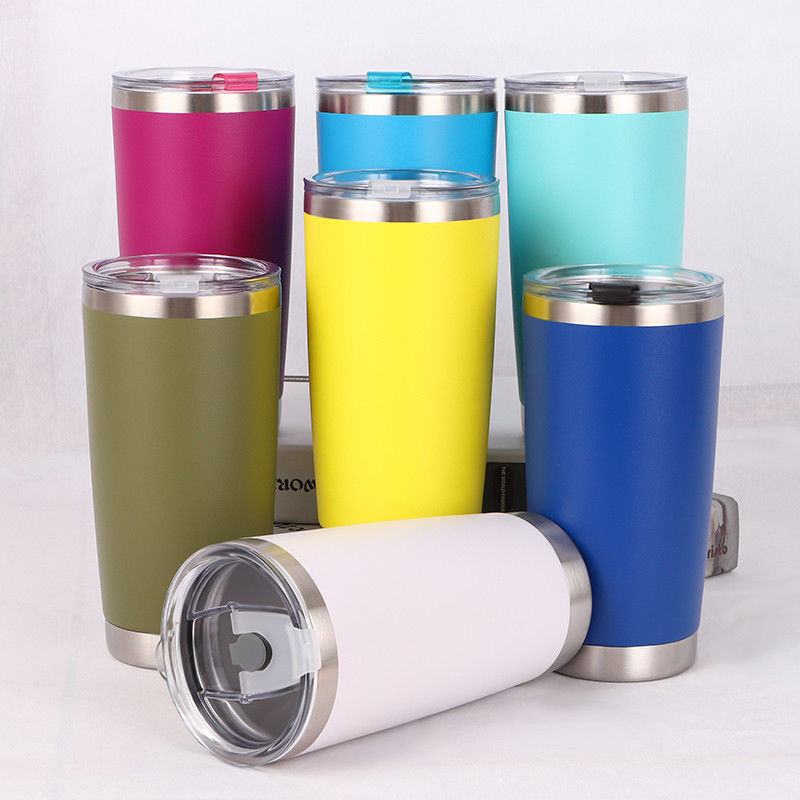 20oz Powder Coated Tumbler Car Coffee Mug StainlessSteel Outdoor Portable Cup Double Wall Travel Mug Vacuum Insulated, 1pcs
20oz Powder Coated Tumbler Car Coffee Mug StainlessSteel Outdoor Portable Cup Double Wall Travel Mug Vacuum Insulated, 1pcs