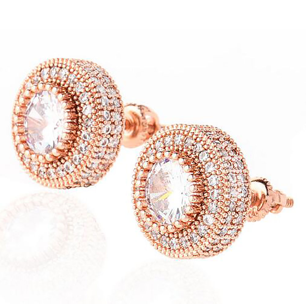 Mens Mega 3D Cluster CZ Micro Pave Bling Bling Earrings Rose Gold Silver Gold Stud Earring For Men Women Hip hop Jewelry 
Mens Mega 3D Cluster CZ Micro Pave Bling Bling Earrings Rose Gold Silver Gold Stud Earring For Men Women Hip hop Jewelry