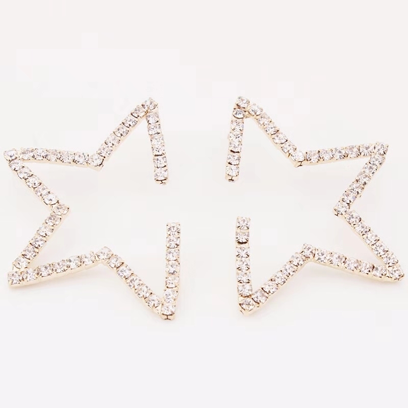 Wholesale- star charm earrings for women tennis diamond stars ear studs western girls rhinestone golden jewelry free shipping
Wholesale- star charm earrings for women tennis diamond stars ear studs western girls rhinestone golden jewelry free shipping