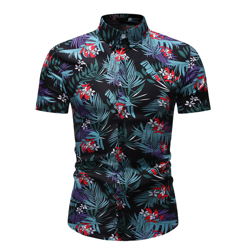 Men's new summer personalized fashion business leisure beach resort Hawaii short sleeve printed shirt men shirt, Picture color
Men's new summer personalized fashion business leisure beach resort Hawaii short sleeve printed shirt men shirt, Picture color