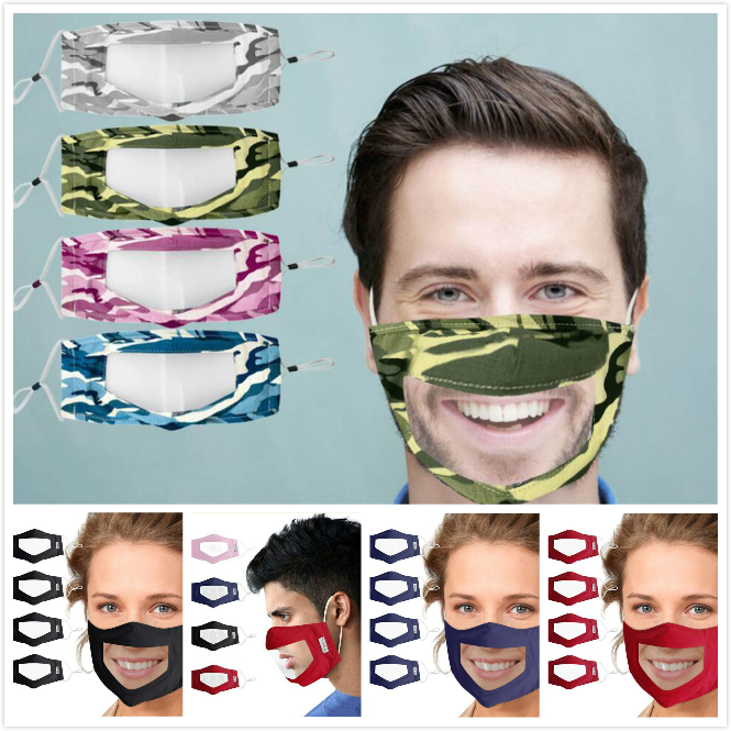 PVC Transparent Face Mask Special Anti-fog Breathable Washable Face Mask Fashion Camouflage Cotton Face Cover Reusable Free Shipping
PVC Transparent Face Mask Special Anti-fog Breathable Washable Face Mask Fashion Camouflage Cotton Face Cover Reusable Free Shipping