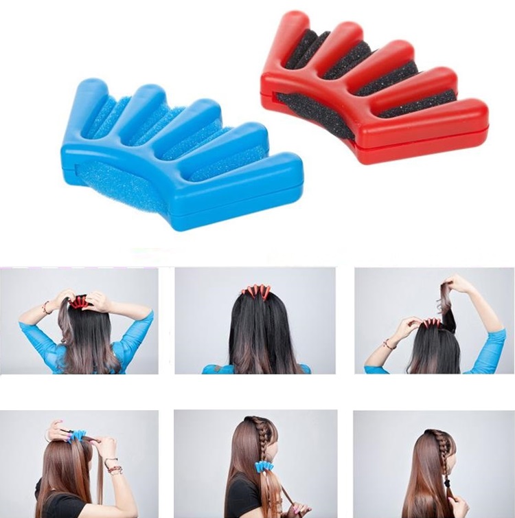 

Hair Braider Braid Stylist Sponge Woman Accessories Plait Hair Twist Styling Hair Braiding Styling Tools F0062