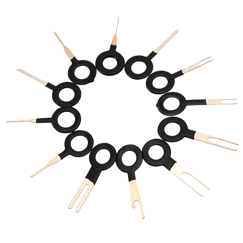 26pcs/18pcs Automotive Plug Terminal Removing Tool Key Circuit Board Wire Harness Terminal Extraction Pick Crimp Pin Needle Remove Set Car Kit