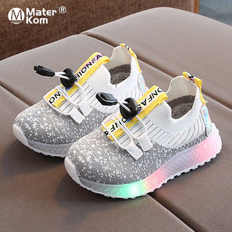 Size 21-30 Children Luminous Sneakers Baby Toddler Glowing Shoes Unisex Led Light Up Sneakers Baby with Luminous Sole, Black
Size 21-30 Children Luminous Sneakers Baby Toddler Glowing Shoes Unisex Led Light Up Sneakers Baby with Luminous Sole, Black