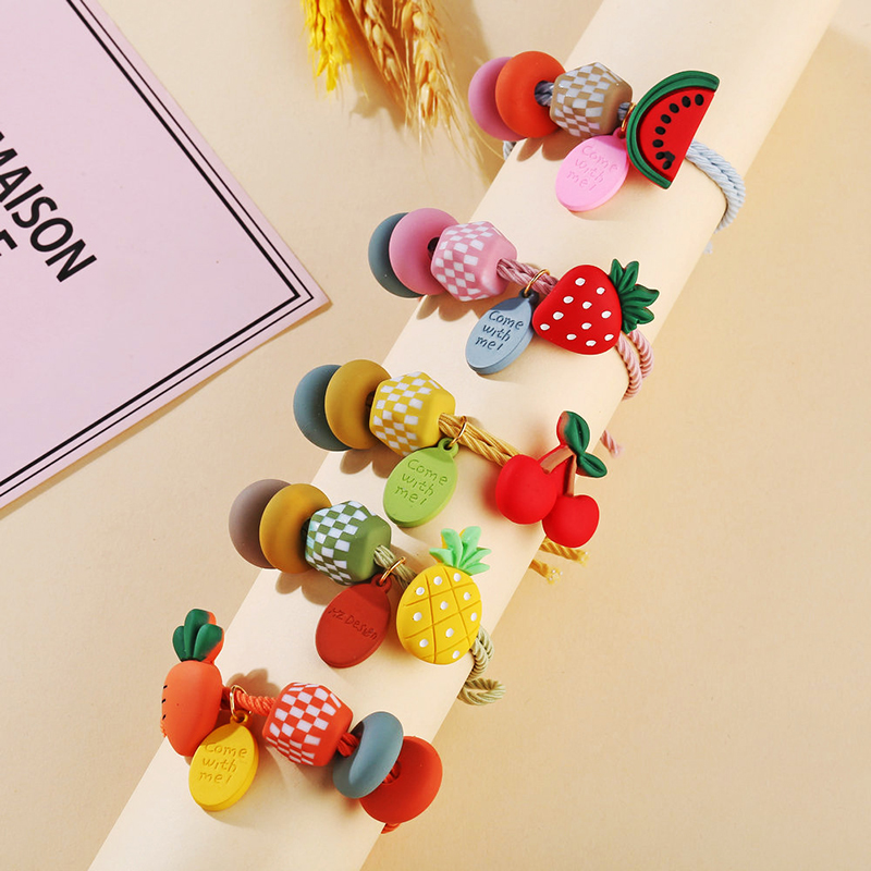 Pineapple Ropes Elastic Hair Rubber Bands Candy Color Cute Girl Fruit Watermelon Hairbands Headwear Headdress Hair Accessories
Pineapple Ropes Elastic Hair Rubber Bands Candy Color Cute Girl Fruit Watermelon Hairbands Headwear Headdress Hair Accessories
