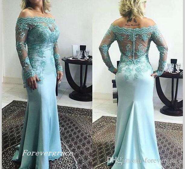 2019 Vintage Off Shoulder Long Sleeve Mother of the Bride Dresses Formal Godmother Women Wear Evening Wedding Party Guests Dress Plus Size
2019 Vintage Off Shoulder Long Sleeve Mother of the Bride Dresses Formal Godmother Women Wear Evening Wedding Party Guests Dress Plus Size