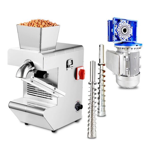 New Automatic Olive Oil Presser Machine Cold Electric Nuts Oil Press Pressing Commercial Machines