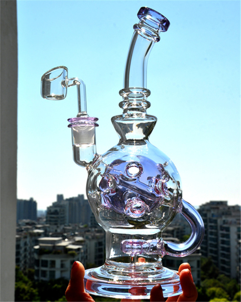 Purple Swiss Bong with Holes Glass Water Bongs Dab Rigs Percolater Dab Rig Pipe Recycler 14mm Banger Smoking Hookah
Purple Swiss Bong with Holes Glass Water Bongs Dab Rigs Percolater Dab Rig Pipe Recycler 14mm Banger Smoking Hookah