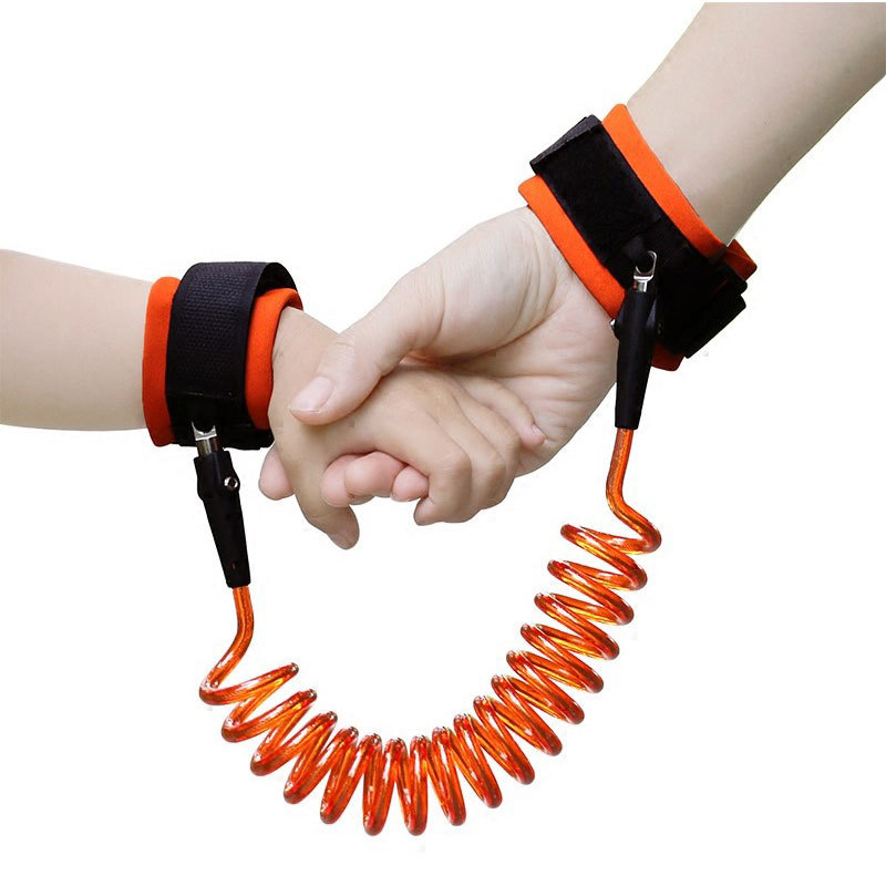 Children Anti Lost Strap Carriers Slings Backpacks Child Kids Safety Wrist Link 1.5m Outdoor Parent Baby Leash Band Toddler Harness 4 Colors M1281