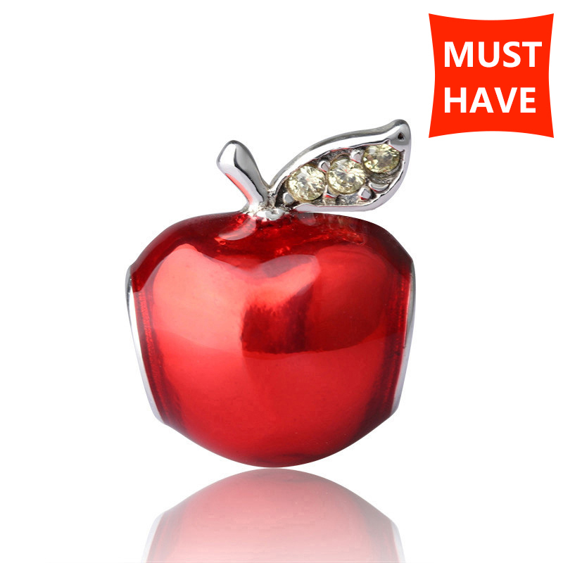 New Collection Silver 925 Beads Red Enamel Apple Charms Beads Fit Pandora pandora Bracelets For Jewelry Making Christmas Gifts
New Collection Silver 925 Beads Red Enamel Apple Charms Beads Fit Pandora pandora Bracelets For Jewelry Making Christmas Gifts