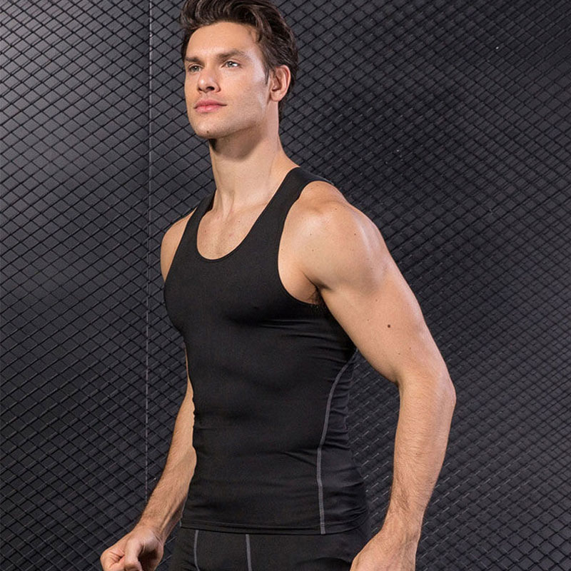 Summer Gym Tank Top Running Tights Men Bodybuilding Sleeveless Shirt Sports Muscle Fitness Compression White Running Vests, Black
Summer Gym Tank Top Running Tights Men Bodybuilding Sleeveless Shirt Sports Muscle Fitness Compression White Running Vests, Black