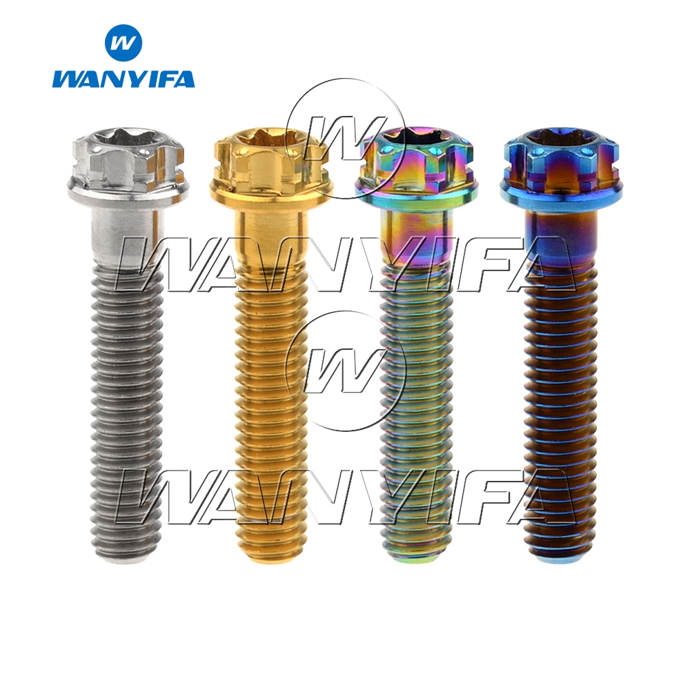Wanyifa Titanium Bolts M6x30mm Torx Flange Head Screw for Bicycle Headset Cap MTB Bike Parts Fixed Gear
Wanyifa Titanium Bolts M6x30mm Torx Flange Head Screw for Bicycle Headset Cap MTB Bike Parts Fixed Gear