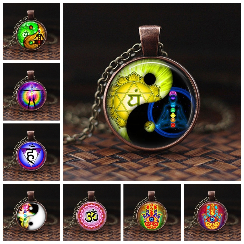 Om Yoga Buddha Symbol Stainless Steel Necklace Glass Dome Cabochon Women Men Fashion Indian Jewelry Religion Pendant Women Gift
Om Yoga Buddha Symbol Stainless Steel Necklace Glass Dome Cabochon Women Men Fashion Indian Jewelry Religion Pendant Women Gift