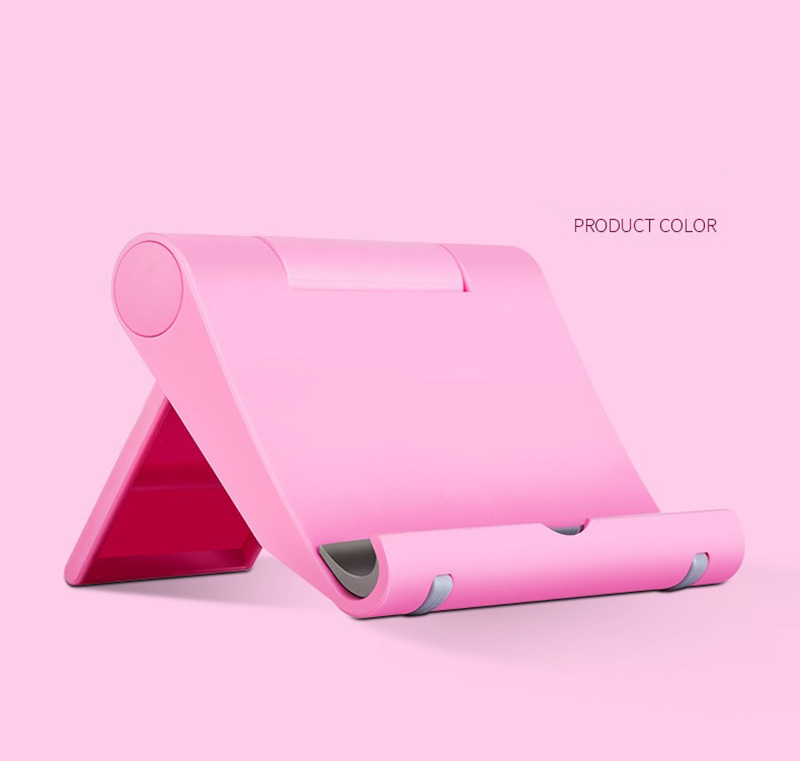 Mobile Phone Holder Table Desktop Stand Plastic Desk Mount Candy Color Mini Portable Holder Universal Bracket For Smartphone