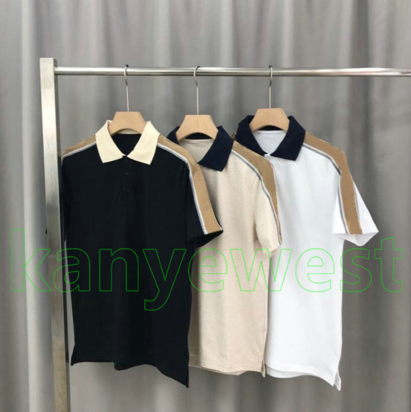 21ss Luxury Europe mens Stripe splicing t shirt High Quality screw thread Cotton POLO letter print t shirts designer Casual tops tee, White;black
21ss Luxury Europe mens Stripe splicing t shirt High Quality screw thread Cotton POLO letter print t shirts designer Casual tops tee, White;black