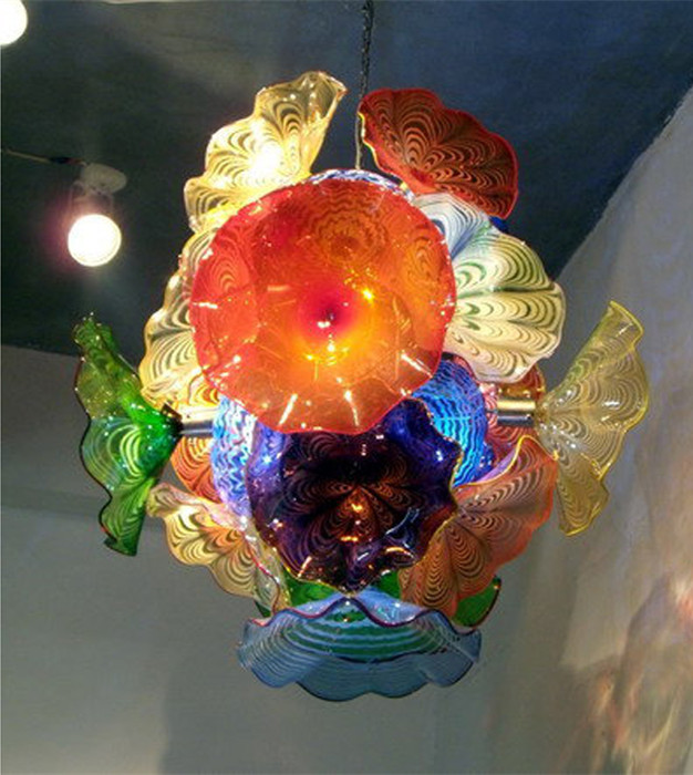 New Fashion Flower Chandelier Light Style Murano Glass Plates Pendant Lamps Multi-Color LED Blown Glass Chandelier Lighting
New Fashion Flower Chandelier Light Style Murano Glass Plates Pendant Lamps Multi-Color LED Blown Glass Chandelier Lighting