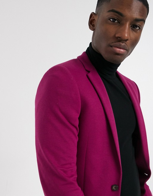 New Fashion Men's Suit Wedding Tuxedo Formal Slim Fit One Button Groom Prom Dinner Blazer Suits(Jacket+Pants)