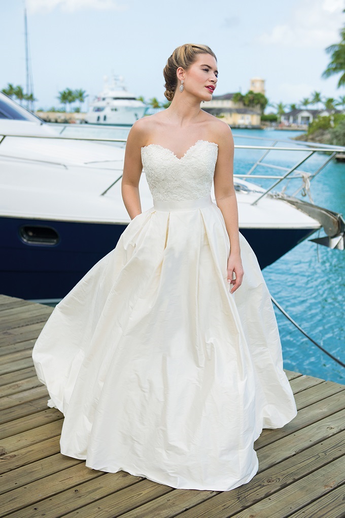 beach elbeth gillis wdding dresses sweetheart lace satin pleats backless bridal gowns plus size boho chic vestido de novia wedding dres