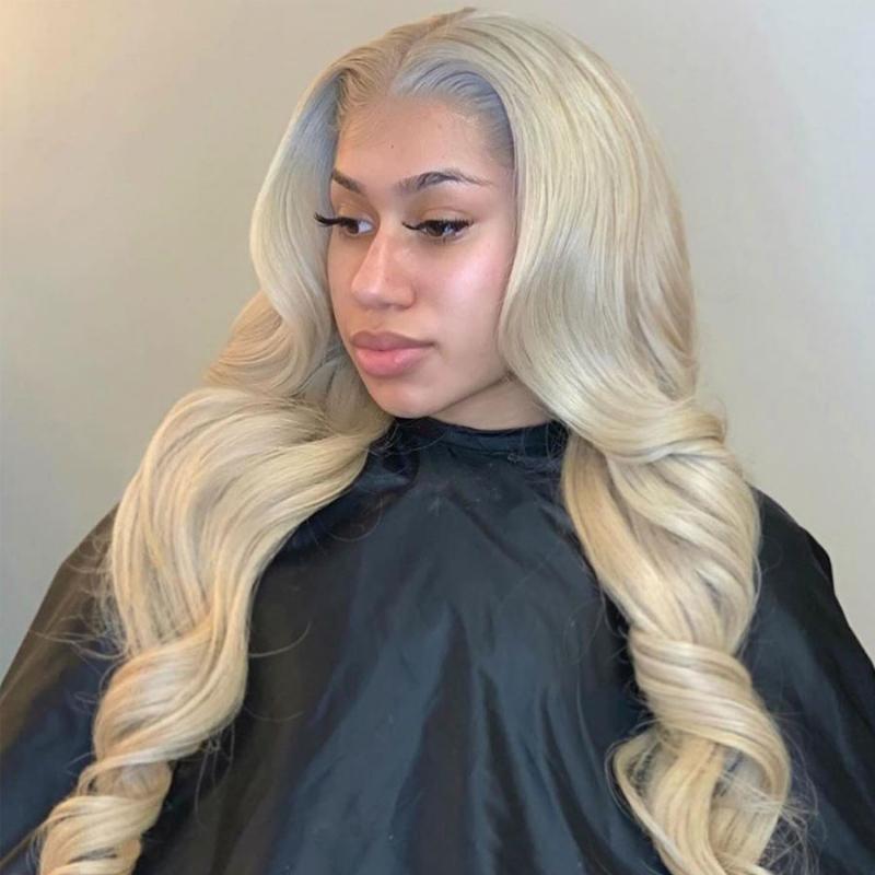 Body Wave Platinum Blonde 13x6 Lace Front Human Hair Wigs Transparent Lace 180Density Glueless Full Wigs with Baby Hair, 13x3 lace front wig
Body Wave Platinum Blonde 13x6 Lace Front Human Hair Wigs Transparent Lace 180Density Glueless Full Wigs with Baby Hair, 13x3 lace front wig