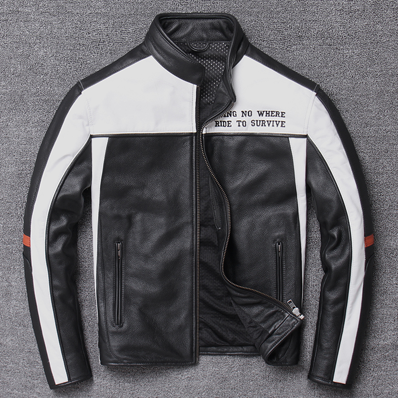Lear Lear Man Motorcycle Motorcycle Racing Suit Collar Jackets Brief Paragraph First Layer Skin, Black
Lear Lear Man Motorcycle Motorcycle Racing Suit Collar Jackets Brief Paragraph First Layer Skin, Black