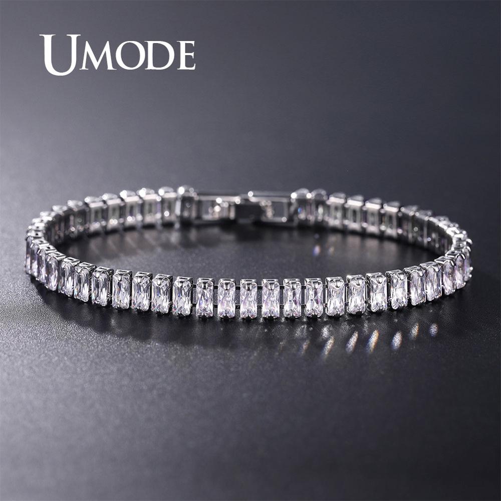 UMODE Cubic Zirconia Tennis Bracelets Chain Crystal Wedding Bracelet For Women Men Silver Bracelet Jewelry UB0181A
UMODE Cubic Zirconia Tennis Bracelets Chain Crystal Wedding Bracelet For Women Men Silver Bracelet Jewelry UB0181A