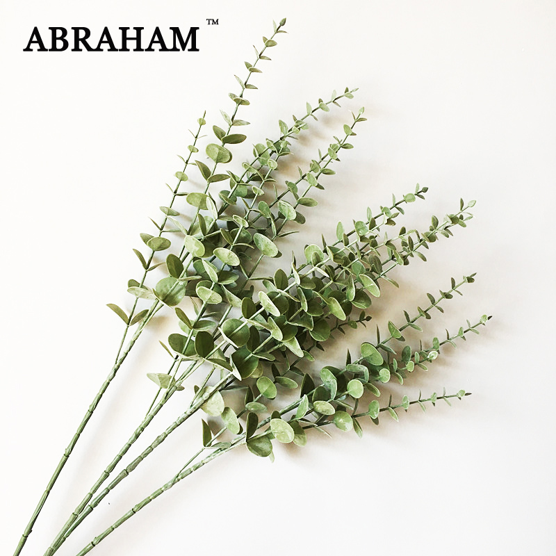 74cm 5 Fork Plastic Leaves Large Artificial Eucalyptus Tree Branch Tropical Fake Plants Wedding Leaf For Home Party Garden Decor, Green
74cm 5 Fork Plastic Leaves Large Artificial Eucalyptus Tree Branch Tropical Fake Plants Wedding Leaf For Home Party Garden Decor, Green