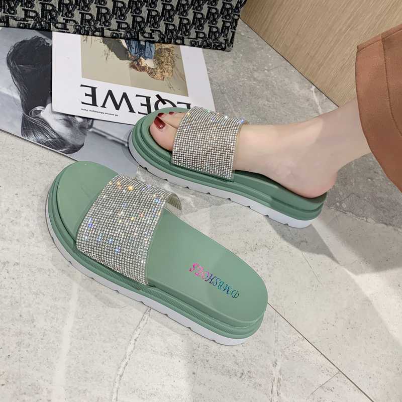 base sponge slippers female in 2020 the new fashionable joker antiskid diamond wear slippers cool sandals in the summer, See chart
base sponge slippers female in 2020 the new fashionable joker antiskid diamond wear slippers cool sandals in the summer, See chart