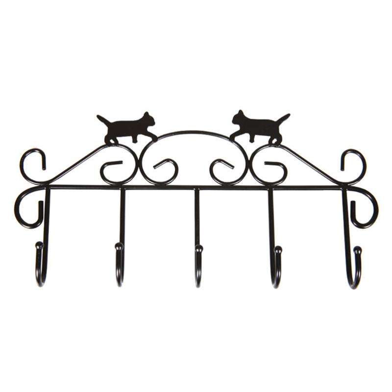 1pc Coat Hook Lovely Cat Wall Mounted Hook Black Iron Racks Door Hanger for Home Hotel (Black
1pc Coat Hook Lovely Cat Wall Mounted Hook Black Iron Racks Door Hanger for Home Hotel (Black