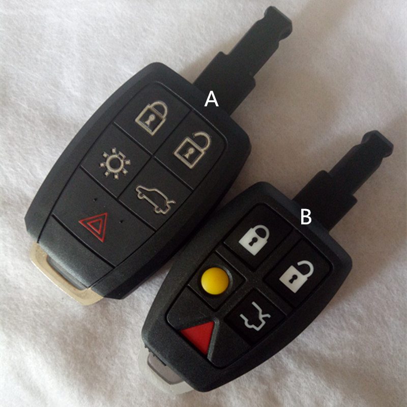 5 Button Replacement Car Key Shell Cover Case Fob Housing with Insert Uncut Blade for Volvo C30 C70 V50 V40 Smart Card, Black
5 Button Replacement Car Key Shell Cover Case Fob Housing with Insert Uncut Blade for Volvo C30 C70 V50 V40 Smart Card, Black
