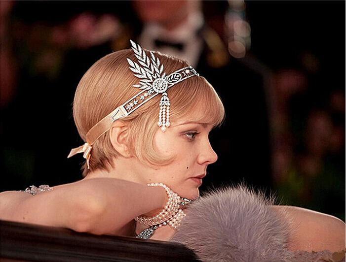 vintage Original Edition Gatsby Headpiece Wedding Bridal Hair Accessories Bride Headband Tiaras Jewelry Free Shipping