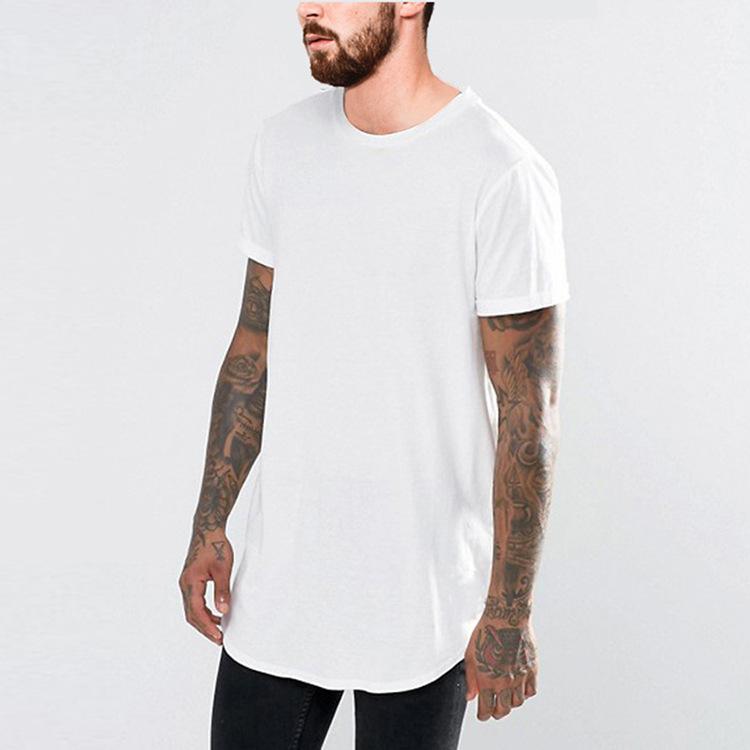 Tees Short Sleeved Curved Longline Tees 19SS Summer New T shirt Men Black White Long, White;black
Tees Short Sleeved Curved Longline Tees 19SS Summer New T shirt Men Black White Long, White;black