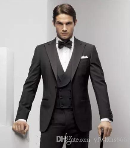 Classic Peak Lapel Wedding Tuxedos Slim Fit Suits For Men Groomsmen Suit Three Pieces Cheap Prom Formal Suits (Jacket+Pants+Vest+Tie) 641, Same as image
Classic Peak Lapel Wedding Tuxedos Slim Fit Suits For Men Groomsmen Suit Three Pieces Cheap Prom Formal Suits (Jacket+Pants+Vest+Tie) 641, Same as image