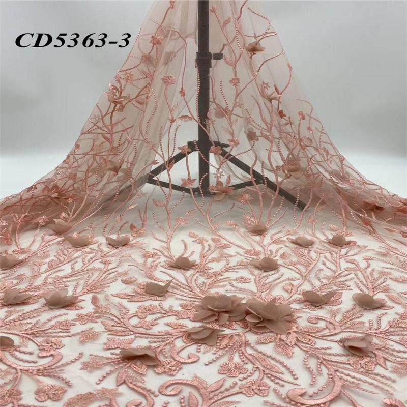 Beautiful skirt fabric of 5 yards of see-through gauze with advanced three-dimensional flower embroidery
Beautiful skirt fabric of 5 yards of see-through gauze with advanced three-dimensional flower embroidery