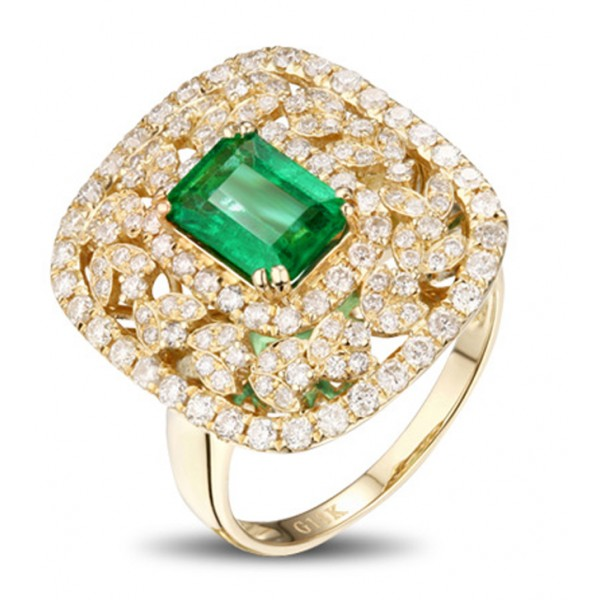 Exquisite 18K Yellow Gold Princess Cut Emerald & Diamond Ring Birthday Anniversary Gift Women Wedding Engagement Ring Wholesale and Retail
Exquisite 18K Yellow Gold Princess Cut Emerald & Diamond Ring Birthday Anniversary Gift Women Wedding Engagement Ring Wholesale and Retail