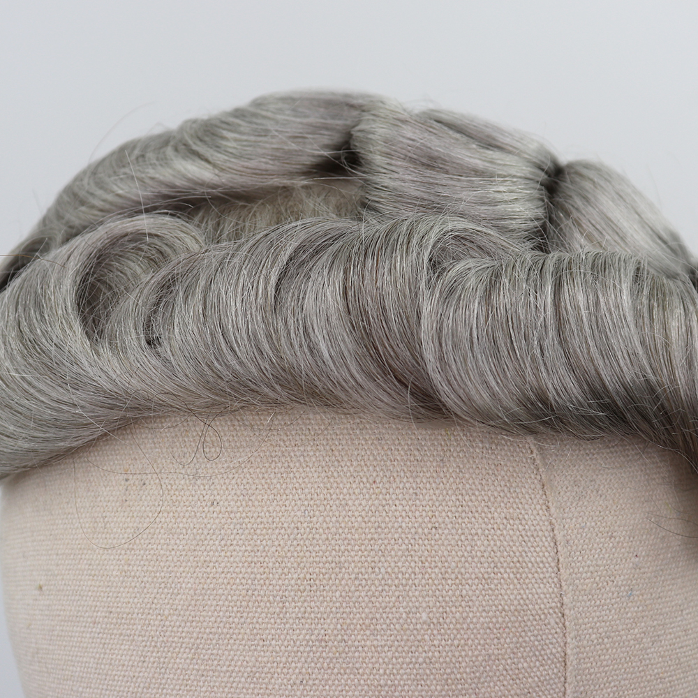 Brown Mixed Grey Human Hair Toupee for Men #5 80% Gray Remy Hair Replacement System Curly Skin Men's Toupee new, Black
Brown Mixed Grey Human Hair Toupee for Men #5 80% Gray Remy Hair Replacement System Curly Skin Men's Toupee new, Black