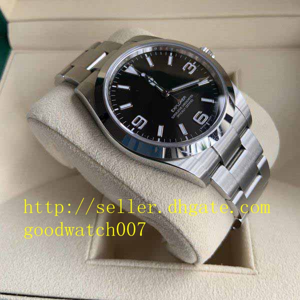 Men&#039;s date Sport Watches High Quality Great Watch BP Wristwatches Explorer 214270 39mm Stainless Steel Asia 2813 Movement Automatic Mens от DHgate WW
