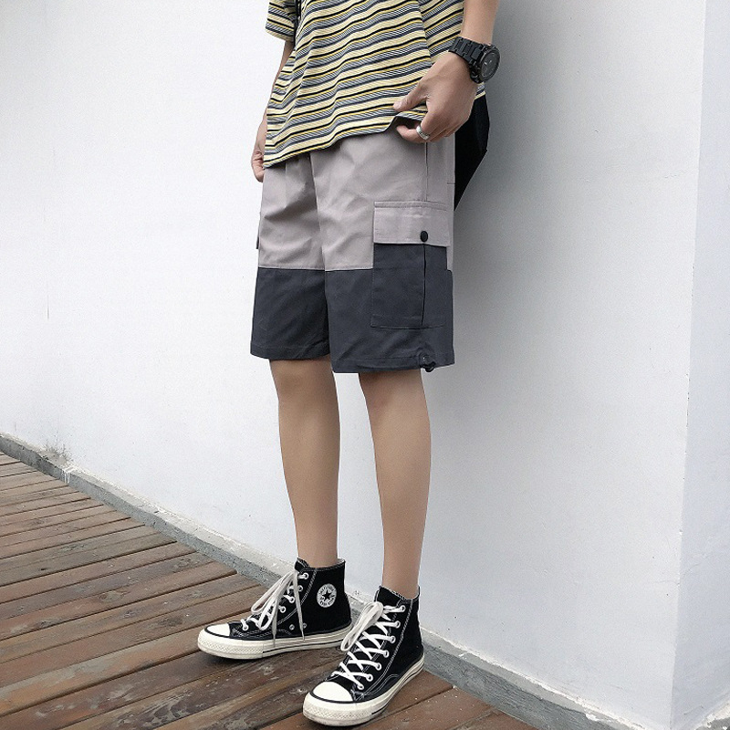 Januarysnow boys' ins work clothes shorts fashion brand loose straight tube 5-point pants mix with personalized casual pants, Gray
Januarysnow boys' ins work clothes shorts fashion brand loose straight tube 5-point pants mix with personalized casual pants, Gray